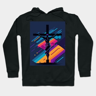 Jesus christ on cross Hoodie